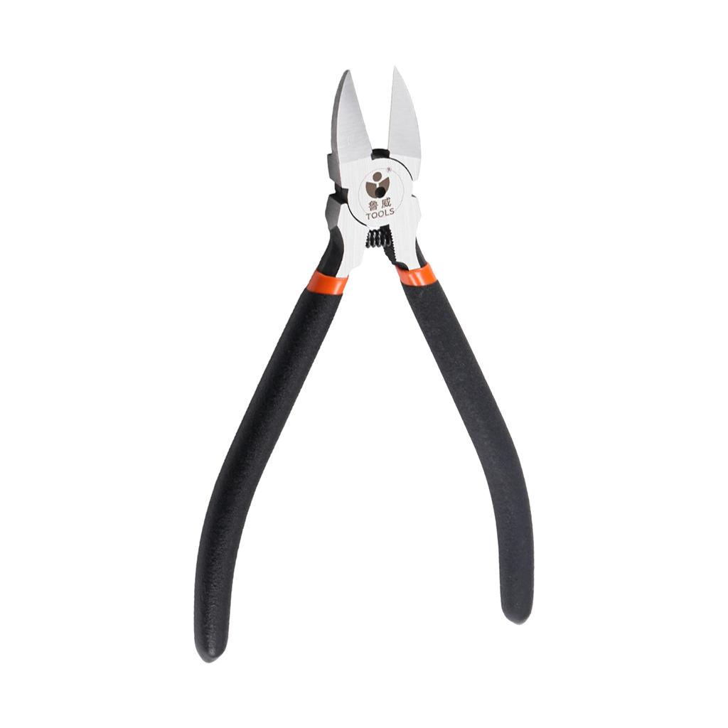 Industrial Nozzle Pliers Steel Double Edged Nozzle Pliers Hand Tools Diagonal Electrical Cutting with Ergonomic Handle