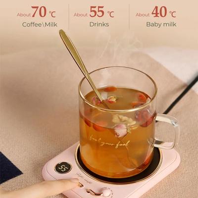 Elektryczna podkładka pod kubek USB Podgrzewacz do kubka do kawy Podkładka Podgrzewająca Kubek Podstawka Podgrzewająca Stała Temperatura Podgrzewanie Mleko Herbata Woda Dom Biuro Prezent