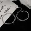 Adjustable Vintage Chain Temperament Heart For Men Korean Bangles Couple Bracelets Women Wristbands Valentines Day Gift