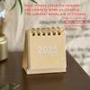 2025 Flip Desk Calendar with Notepad - Ideal for Office & School Decor, Back-to-School Essential