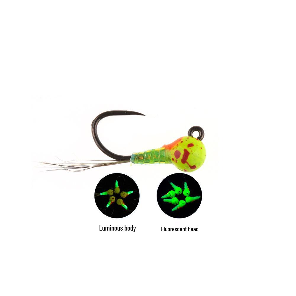 Sinking Tungsten Head Nymph Fly Fishing Lures