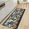 1 Pieza Alfombra Decorativa Antideslizante Lavable Tipo Runner para Entrada, Sala de Estar, Dormitorio y Patio