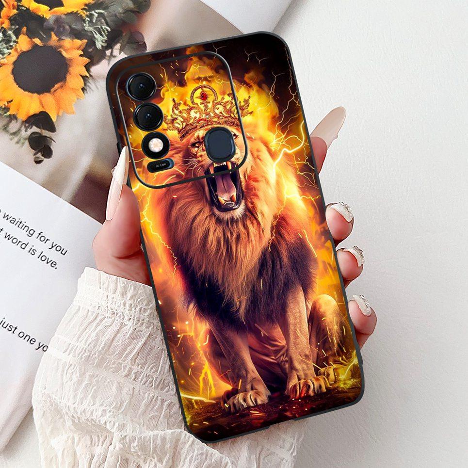 New Fashion Back Cover For Tecno Spark 8 8p 8c 8 Pro Case For Spark8c KG5k Phone Shell Cool Animals Luxury Girly Soft Silicone