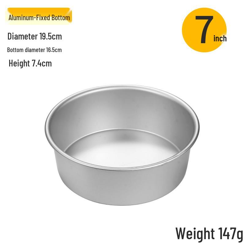 Anodized Round Chiffon Cake Mold for Home Baking