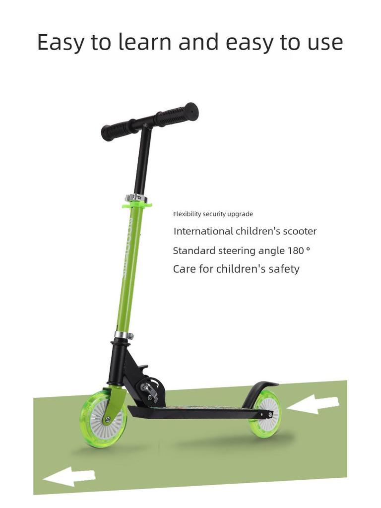New children's aluminum alloy scooter for outdoor adventures