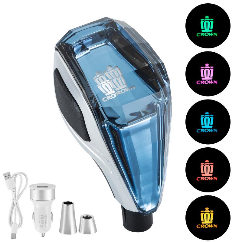 Crystal Light-Up Gear Shift Knob for Toyota, Mazda, and Mitsubishi Cars