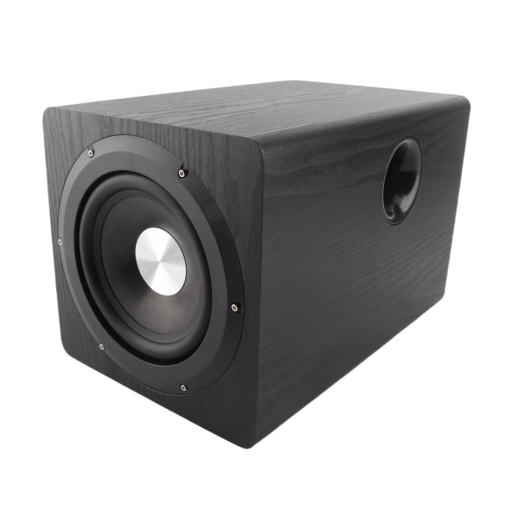 6.5 Inch Powered Subwoofer HiFi 100W High Power Deep Bass Turbocharged Subwoofer Black