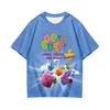 Sunny Bunnies Short Sleeve T-Shirt Kids Anime Print Tops Childrens Clothing 3D Cartoon Print Boys Girls O-neck Comfortable Tees