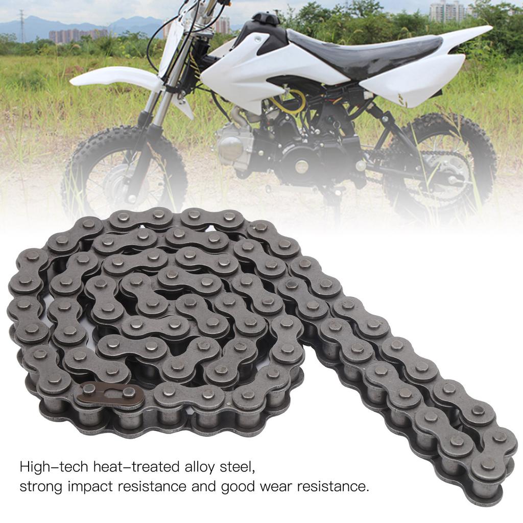 530 76 Links Chain Heavy Duty Steel med kjedekobling for motorsykkel ATV Off Roader