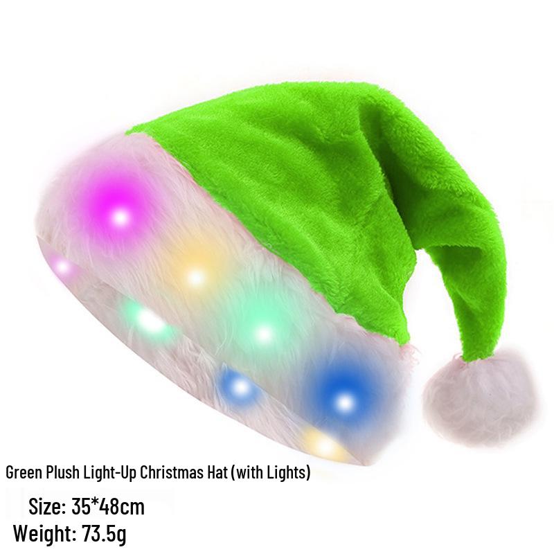 Christmas Plush Hat for Adults & Kids - Party Costume & Festival Decoration