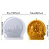 1PC Aromatherapy Candle Silicone Mold Handmade DIY Fragrance Stone Candle Gypsum Demoulding