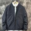 Herr Retro Pilotjacka: Vår & Höst Casual Arbetskläder, Trendiga & Mångsidiga Lös Passform