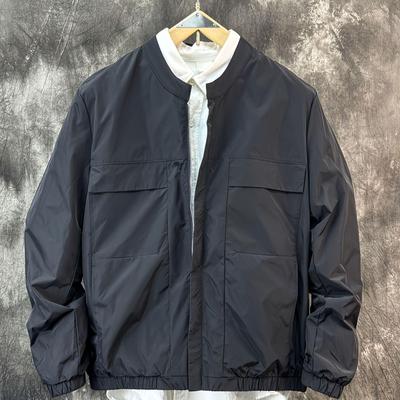 Men's Retro Pilot Jacket: Spring & Autumn Casual Workwear, Trendy & Versatile Loose Fit