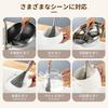 aninako Sasara Sasara Stainless Steel 2-Piece Set, Compact Kitchen Brush with Hook and Handle, Easy To Clean, Rust-Resistant, Antibacterial, Multipurp