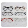 Big Frame Women's Cat Eye Anti-Blue Light Glasses Frame Fashion Tr90 Computer Transparent Glasses Frame Oculos De Grau Feminino