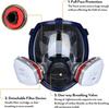 Chemische Gasmaske 6800 Staub-Atemschutzmaske Anti-Fog-Vollgesichtsmaskenfilter für industrielle Säuregase, Schweißsprühfarbe, Insektizide