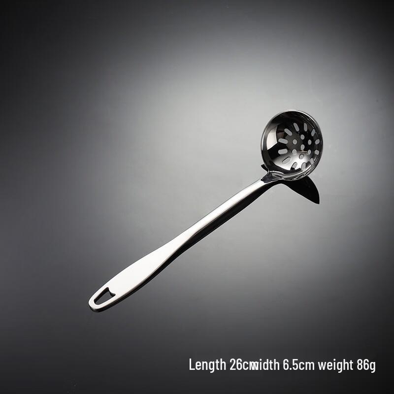 

Qianxing 304 Stainless Steel Long-Handled Strainer Spoon Set