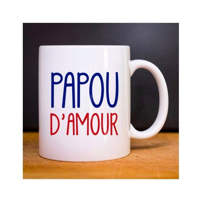 Mug - WE ARE FAMILY - PAPOU D'AMOUR - Céramique - Blanc - Design contemporain