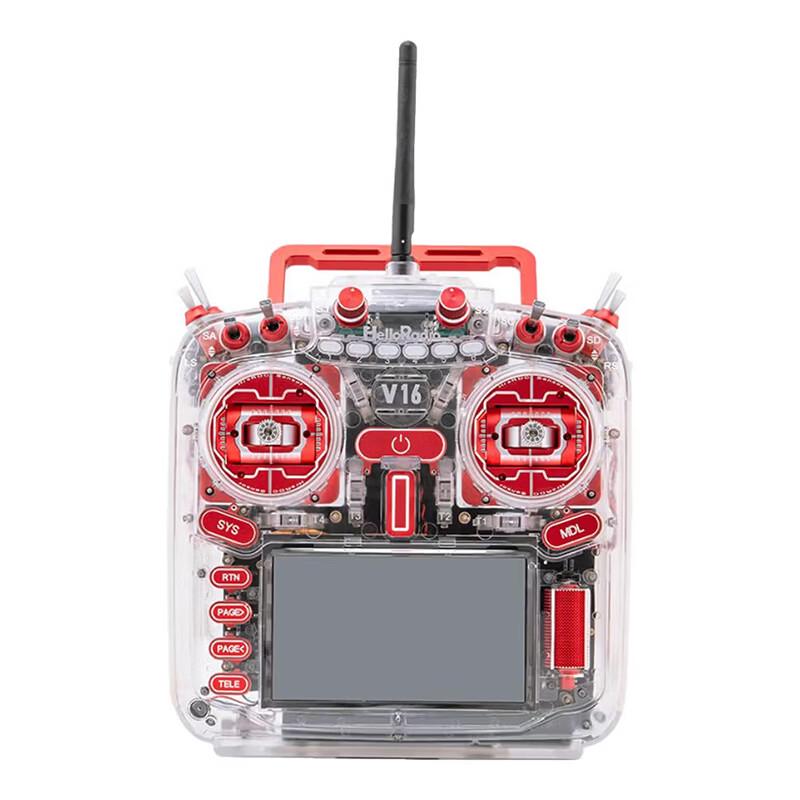 HELLORADIOSKY V16 Transparent Shell Multi-protocol FPV Remote Controller