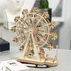 Tsukurun 3D Wood Puzzle Ornament Series Includes Japanese Instructions desu® (Ferris Wheel) -