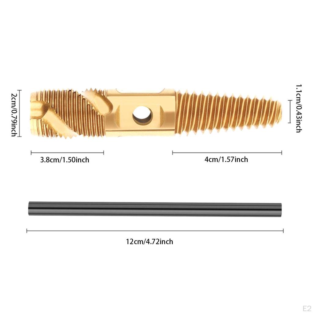 Damaged Screw Extractor Broken Wire Water Pipe Repairer Multiple Functions Convenient Metal