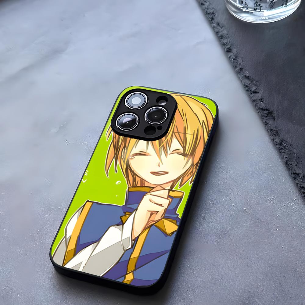 Anime Hunter X Hunters Kurapika Phone Case Tempered Glass For IPhone 17 13 14 16 12 15 11 Pro Max Plus Mini X XR SE2020 Coque