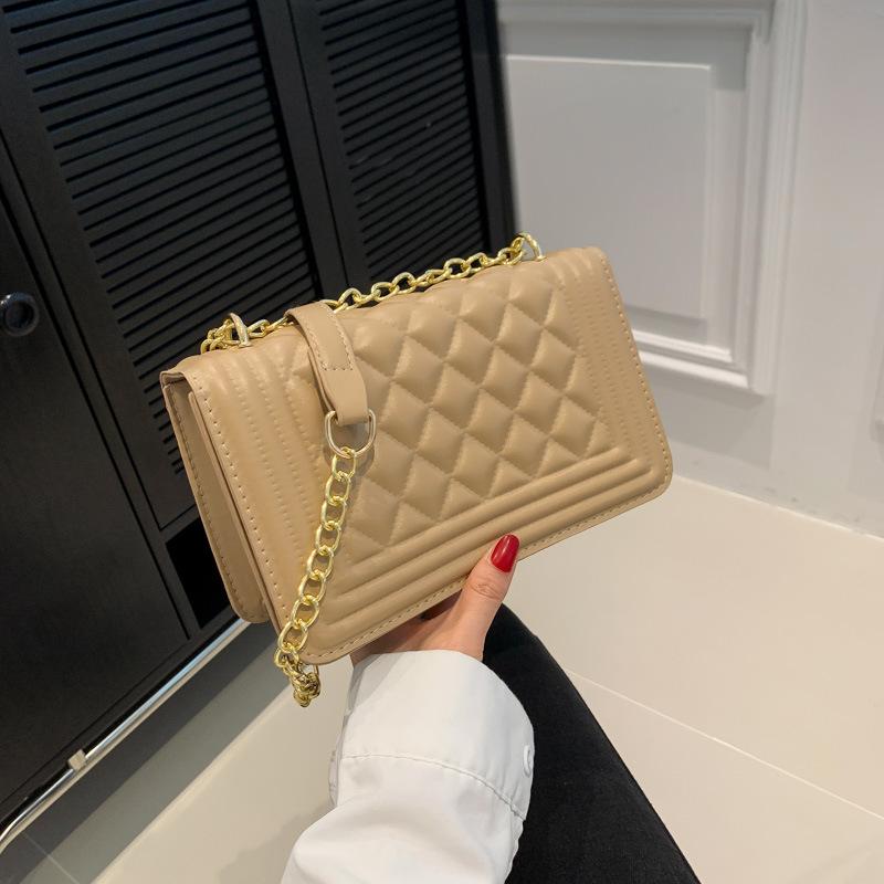 Women'S Bag Small Square Bag Stylish And Simple Shoulder Bag Creative Chain Crossbody Bag Handbag