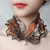 Mesh Pullover Scarf For Women, Neck Warmer, Thin And Stylish For Spring And, Decorative Scarf