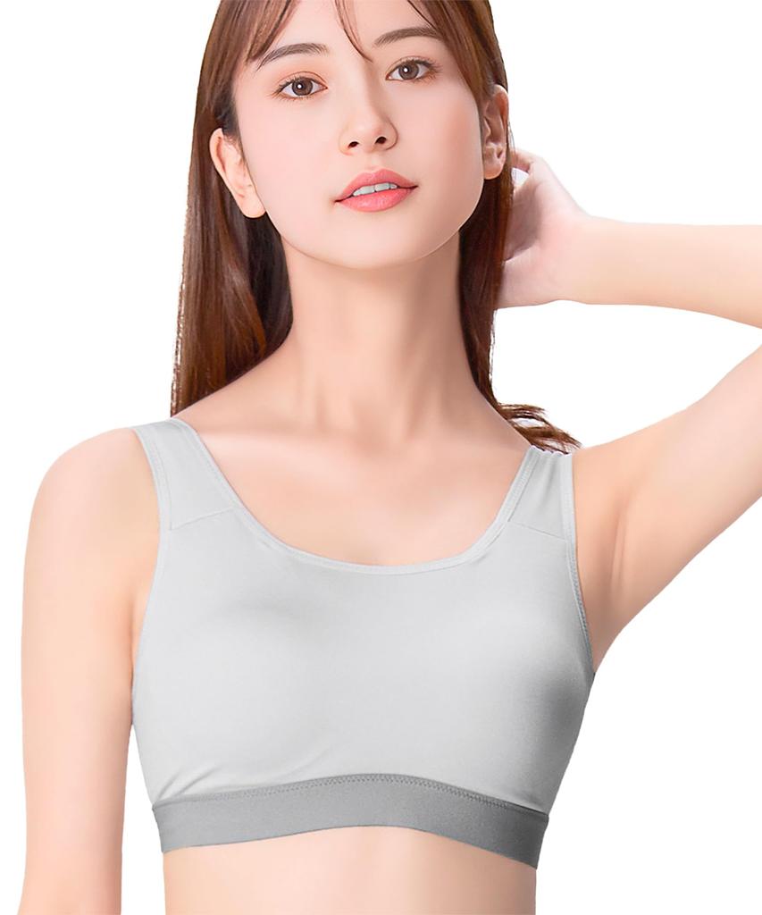 Wing Sports Sports Bra Protects Your Bust from Shaking During Sports Shake Care Back Sports Bra Running Fitness Yoga Bra Gym Wear SB4000 GY M