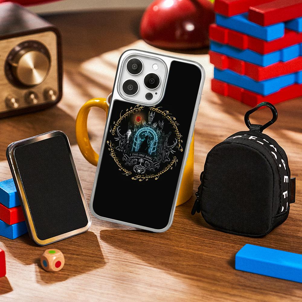 Lord R-rings Rohir-rim Cool Poster Phone Case for iPhone 16 15 14 13 12 11 Pro Max Sheepskin Silver-edged Protective Case