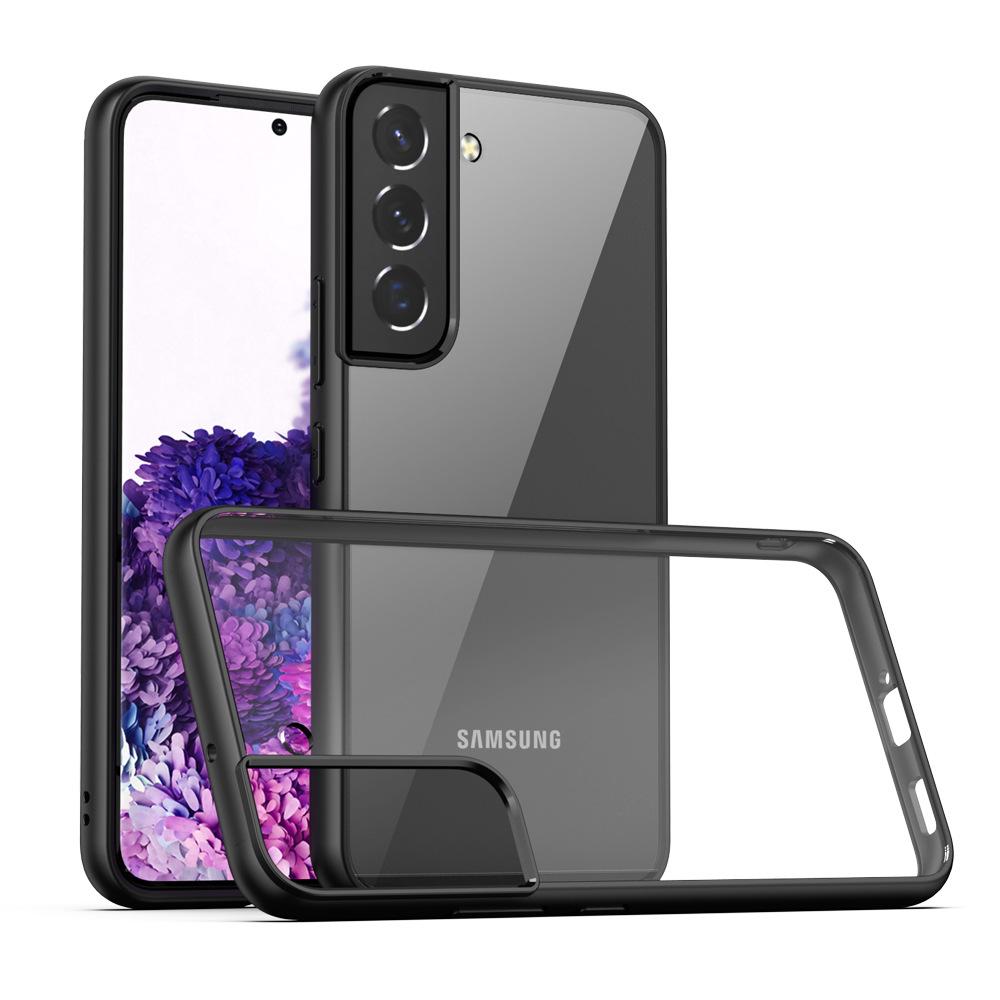 Suitable for Samsung S22ultra Mobile Phone Case Transparent Anti fall Galaxy S22plus Protective Case S22 Case Anti Slip