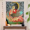 1pc Girl Floral Tapestry, Eye Tapestry, Hippie Psychedelic Retro Fun Cool Color Poster Wall Decoration