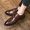 Luxury Business Oxford Leather Shoes Men Breathable Formal Dress Shoes Male Office Wedding Flats Footwear Derby Shoes