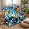 Soccer Trophies and Awards Theme blanket Lightweight Warm Flannel Blanket Decorative Throw Blanket for Home Decoration