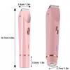 1 In 1 Women Electric Razor IPX7 Waterproof Bikini Trimmer Portable Body Pubic Hair Shaver Lady Hair Remover for Armpit Leg Unde