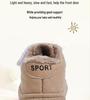 Children's Winter Fleece-Lined Snow Boots: Warm, Unisex, Cotton Shoes for Toddlers (1-6 Years)