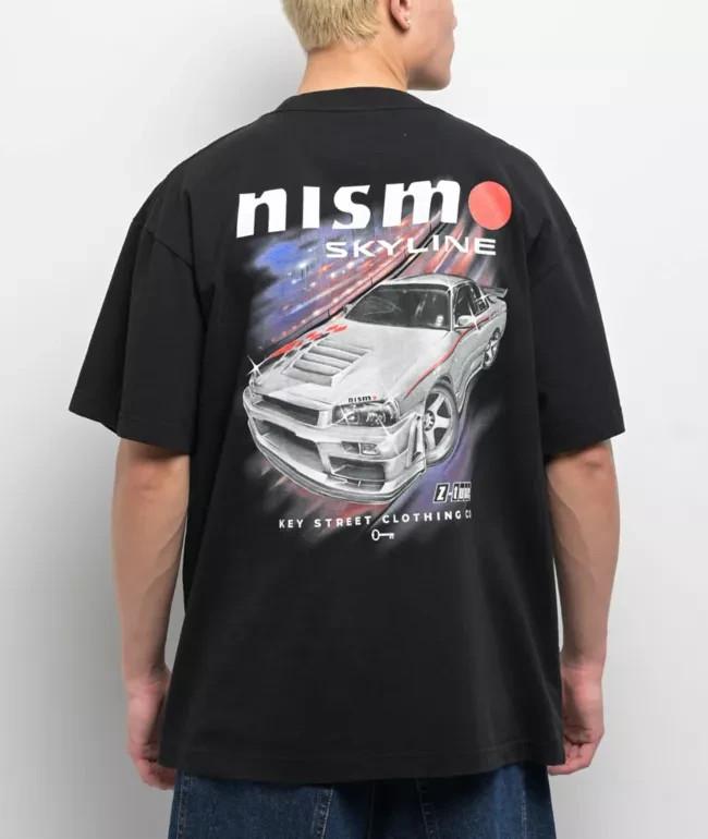 JDM Skyline Style Street Racing Graphic T-Shirt Japanese Car Culture Tee XXXL