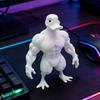 Flexing Muscle Duck Statue 3D Printed Gym Decor For Men Funny Bodybuilder Duck Collectible Desktop Sculpture
