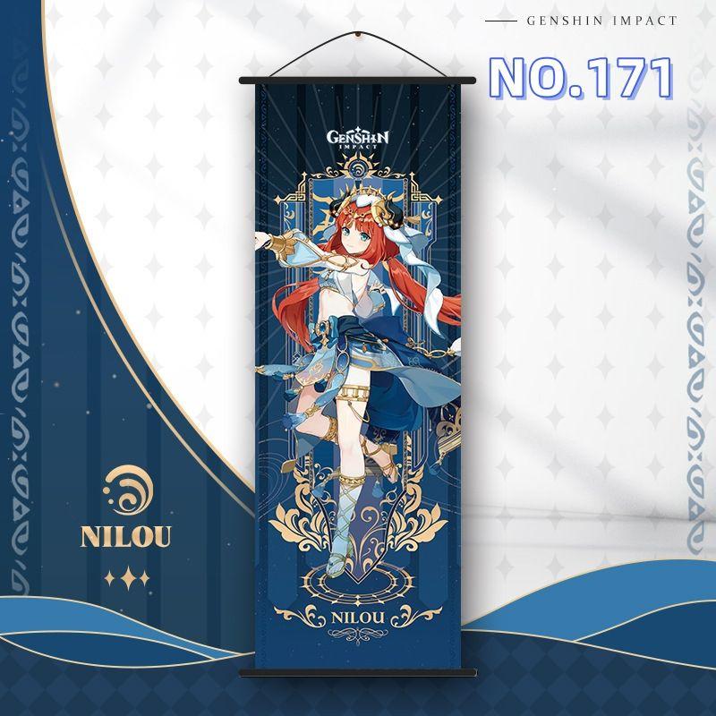 

[Б/У] Скидка ограниченного времени №171 Nyrou Genshin свиток 75x25 см подвесная картина ep3