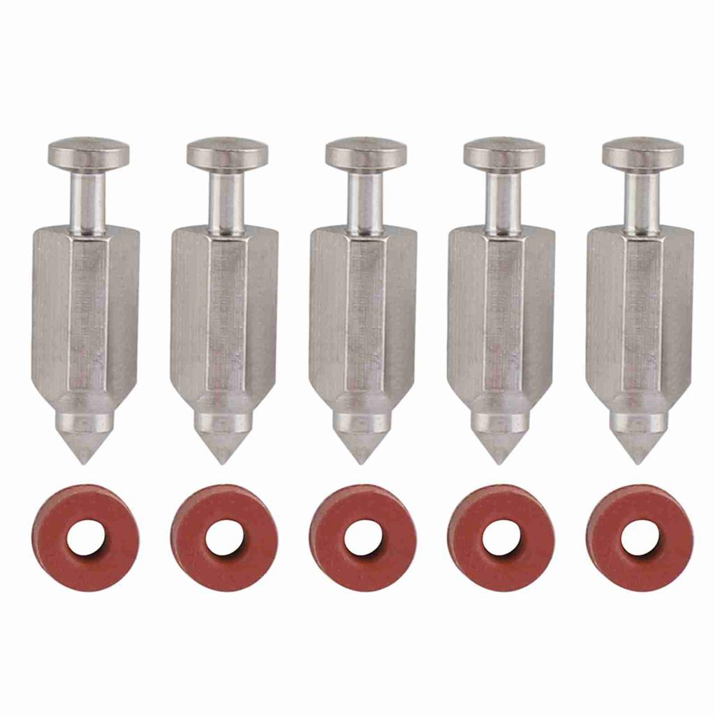 5pcs Carburetor Carb Needle Seat Gasket Repair Kit for 398188