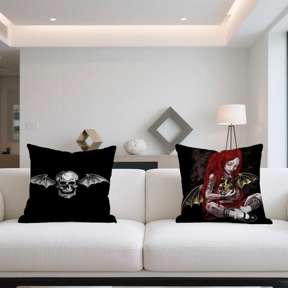 Rock Band A-Avenged Sevenfold cushion cover For Sofa Car Office Cafe Soft And Comfortable Double-Sided Printing Pillow Cover