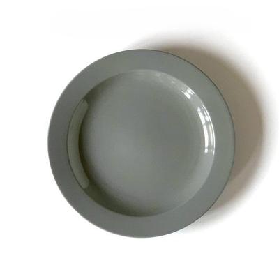 Lifestyle Island Rim Plate 24cm (approx.) Diameter 24cm X Height 2.5cm 490g R155gray (gray Glossy)