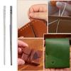 5Pcs  Single Prong Metal Needle Double Prong Metal Needle Leather Tool for Leather Craft Sewing
