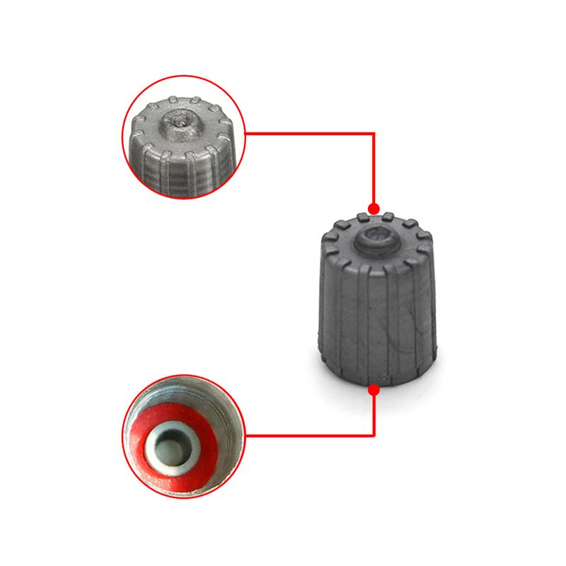 

10pcs 8.8mm Nylon TPMS Tire Valve Stem Caps Cover Kit Gray Universal Car Accessories for Car Truck Motorcycle Good Sealing