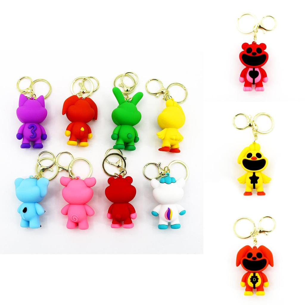 Unique Smilingcritters Bobi Game Time 3 Funny Animal Keychain Lobster Clasp Red
