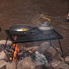 Campfire Grill Grate Heavy Duty Over Fire Camp Grill Foldable Camp Fire Cooking Rack for Camping Barbecues Picnic