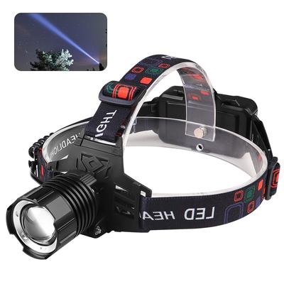 Lampada frontale con sensore LED da 30 W, luce di ricerca per campeggio, torcia elettrica ricaricabile, potente lampada frontale, lanterne anteriori, 3 modalità