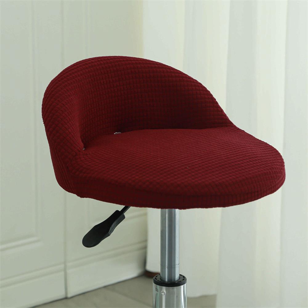 Bar Counter Swivel Chair Cover Washable Removable Universal Chair Covers Modern Wear-Resistant Dining Stretch Stool Slipcover