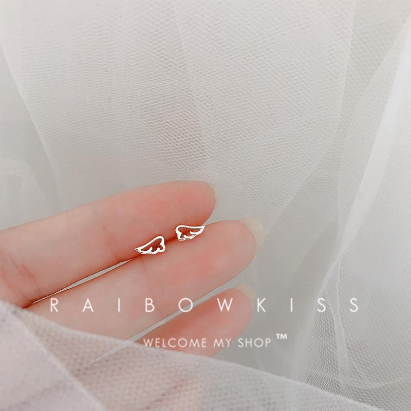 925 Silver Needles Silver Color Mini Star Heart Butterfly Stud Earrings for Women Hypoallergenic Daily Wear Ear Girls Pierc Gift