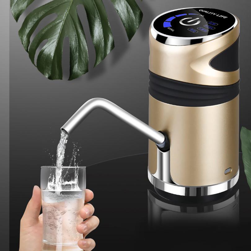Water Bottle Pump Rechargeable Automatic Electric Water Dispenser Pump for 4.5 - 18.9L Bottle Water ,Auto Drink Dispenser